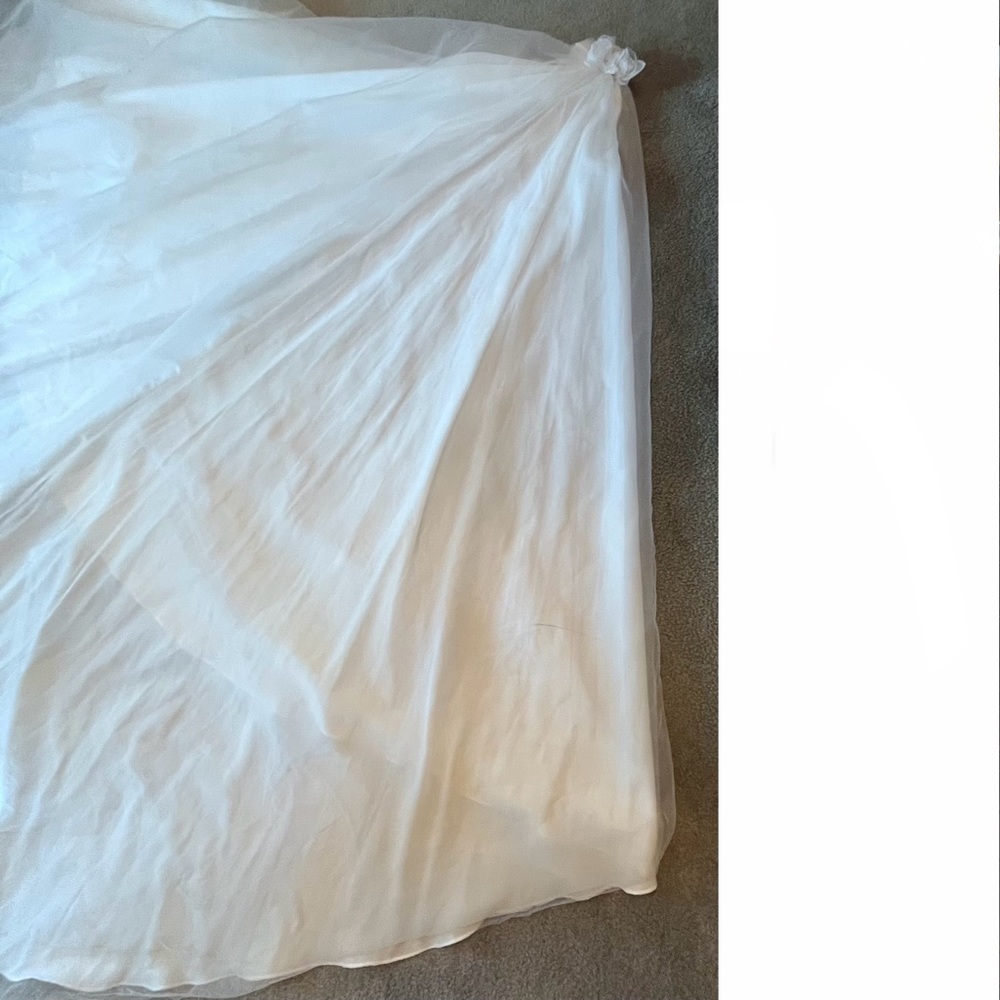 Jasmine Collection White Detachable (removable) Train for Wedding Dress or Gown